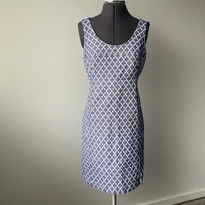 Tory Burch dress size 8 sleeveless dress embroidered